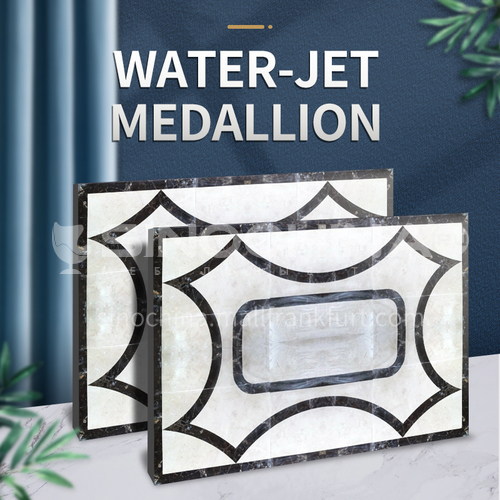 Modern high-end design natural marble stone medallion W-JR3128					